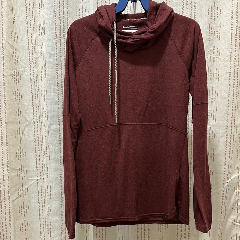 Columbia Women's Maroon Cowl Neck Sweater